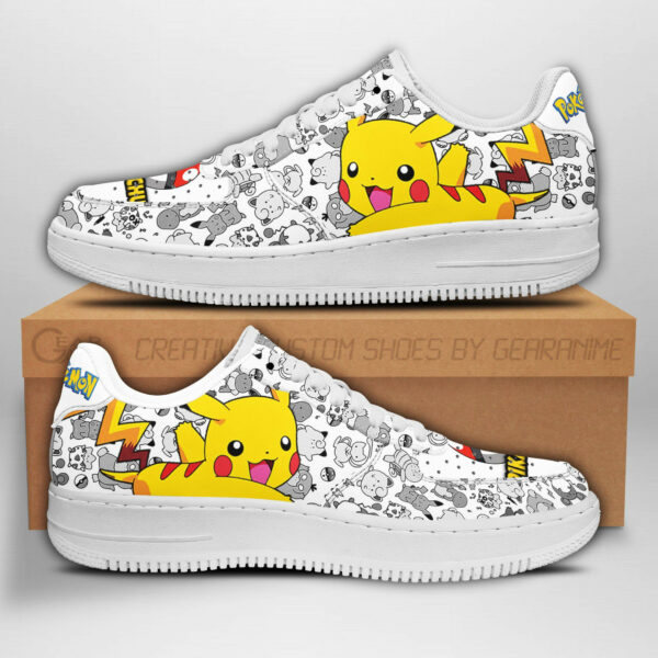 Pikachu Air Shoes Custom Anime Pokemon Sneakers 1