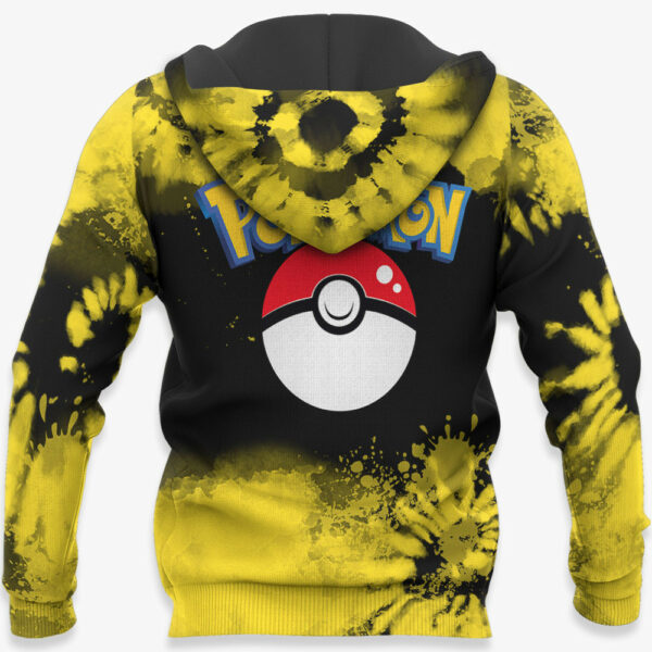 Pikachu Hoodie Custom Tie Dye Pokemon Anime Shirts 5