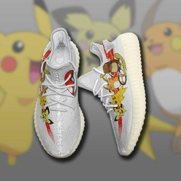 Pikachu Evolution Shoes Pokemon Anime Sneakers SA11 2