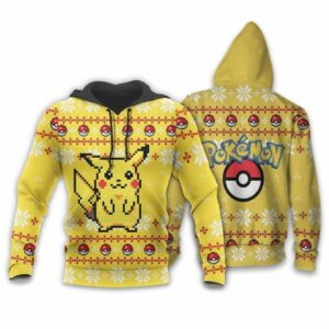 Pikachu Pokemon Ugly Christmas Sweater Custom Xmas Gift 9