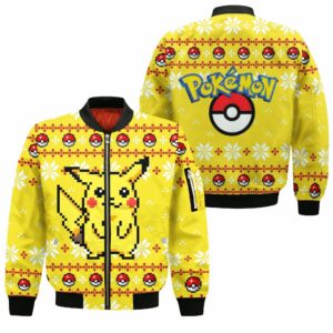 Pikachu Pokemon Ugly Christmas Sweater Custom Xmas Gift 10