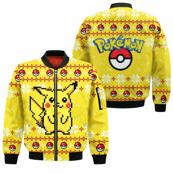 Pikachu Pokemon Ugly Christmas Sweater Custom Xmas Gift 4