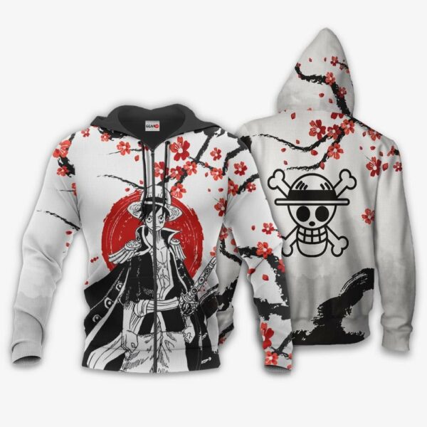 Pirate King Luffy Hoodie Custom One Piece Anime Shirts 2