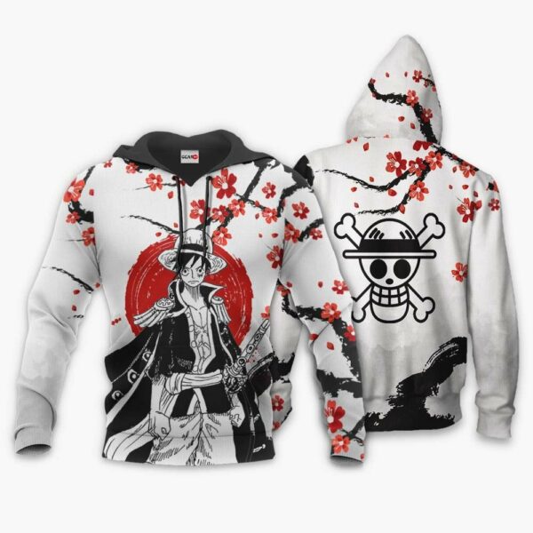 Pirate King Luffy Hoodie Custom One Piece Anime Shirts 1