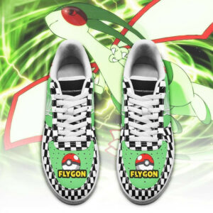 Poke Flygon Shoes Checkerboard Custom Pokemon Sneakers 4