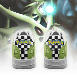 Poke Tyranitar Shoes Checkerboard Custom Pokemon Sneakers 5