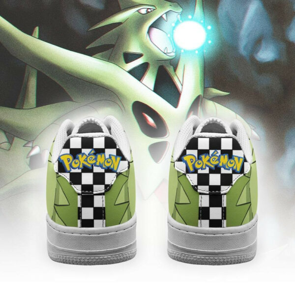 Poke Tyranitar Shoes Checkerboard Custom Pokemon Sneakers 3