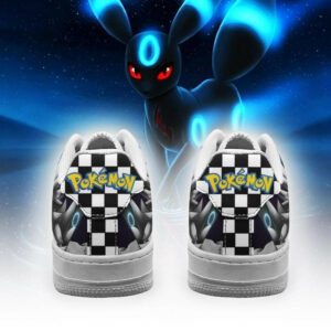 Poke Umbreon Shoes Checkerboard Custom Pokemon Sneakers 5
