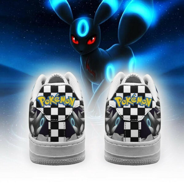 Poke Umbreon Shoes Checkerboard Custom Pokemon Sneakers 3