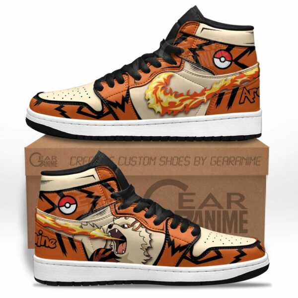 Pokemon Arcanine Shoes Custom Anime Sneakers 1