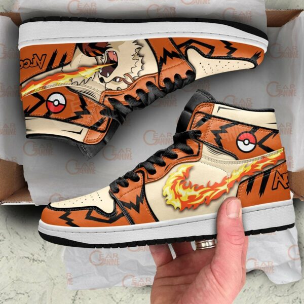 Pokemon Arcanine Shoes Custom Anime Sneakers 2