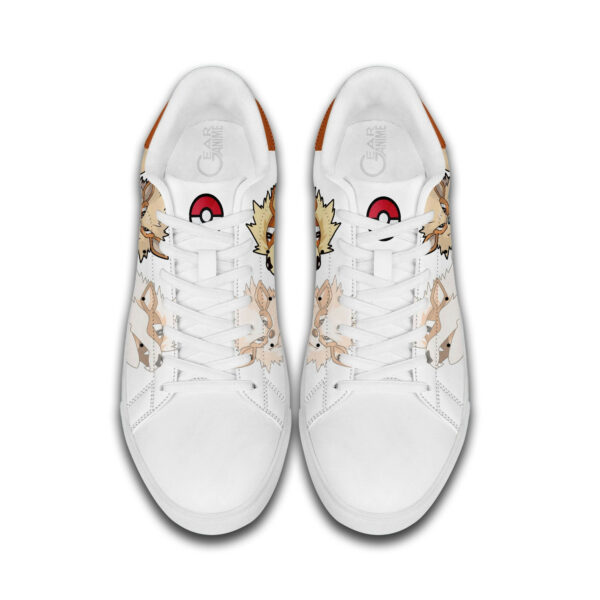 Pokemon Arcanine Skate Shoes Custom Anime Sneakers 4