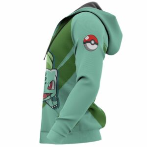 Pokemon Bulbasaur Hoodie Shirt Anime Zip Jacket 11