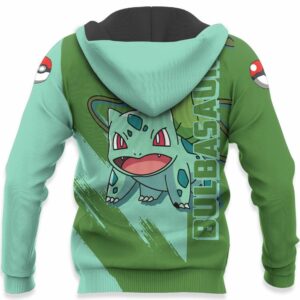 Pokemon Bulbasaur Hoodie Shirt Anime Zip Jacket 10