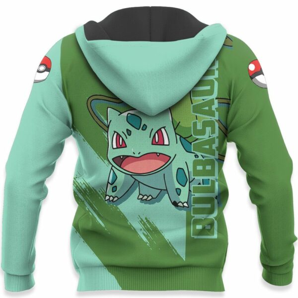 Pokemon Bulbasaur Hoodie Shirt Anime Zip Jacket 5