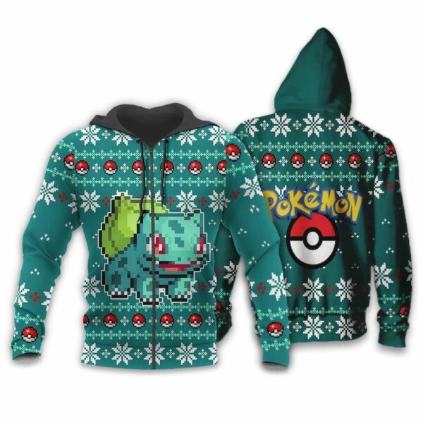 Pokemon Bulbasaur Ugly Christmas Sweater Custom Xmas Gift 2