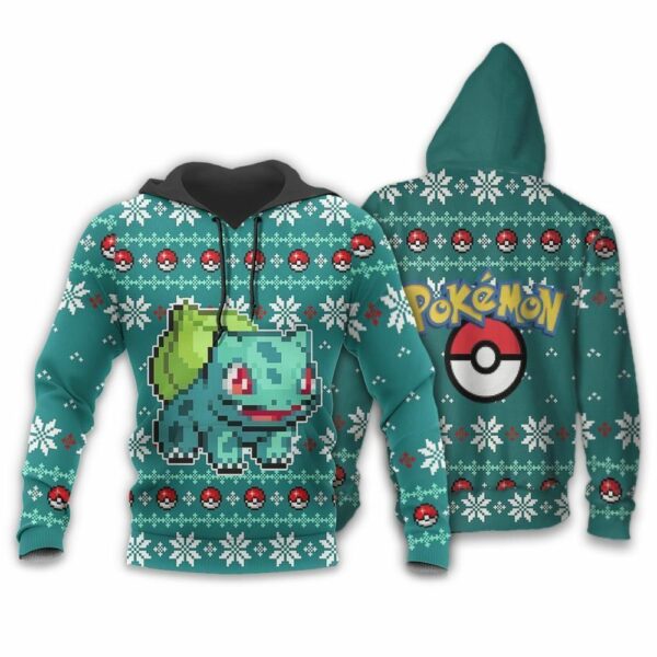 Pokemon Bulbasaur Ugly Christmas Sweater Custom Xmas Gift 3