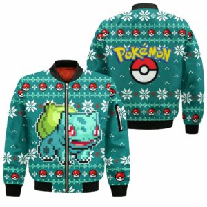 Pokemon Bulbasaur Ugly Christmas Sweater Custom Xmas Gift 10