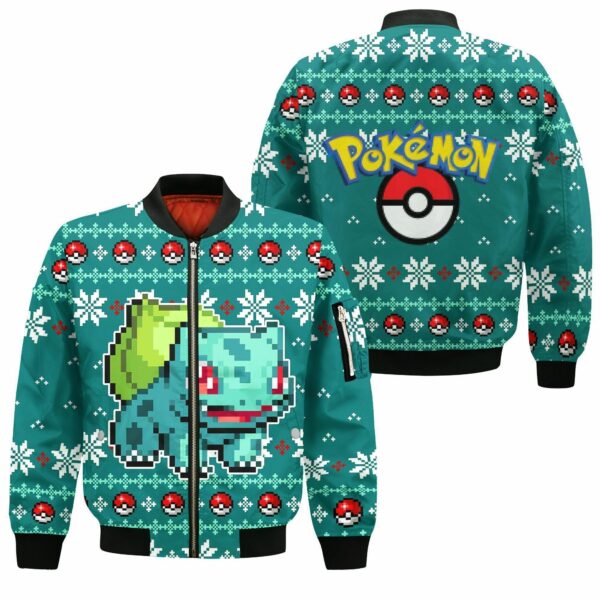 Pokemon Bulbasaur Ugly Christmas Sweater Custom Xmas Gift 4