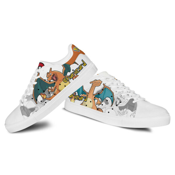 Pokemon Charizard Skate Shoes Custom Anime Sneakers 3