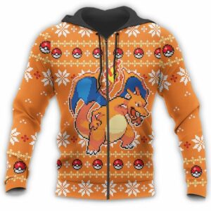 Pokemon Charizard Ugly Christmas Sweater Custom Xmas Gift 13