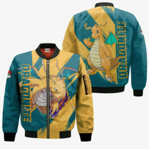 Pokemon Dragonite Hoodie Shirt Anime Zip Jacket 9