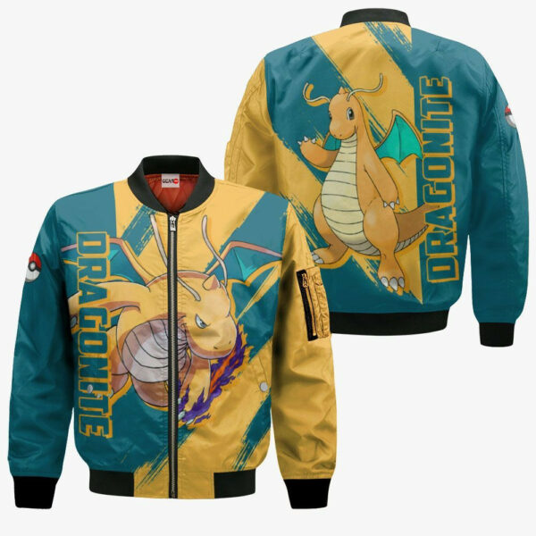 Pokemon Dragonite Hoodie Shirt Anime Zip Jacket 4