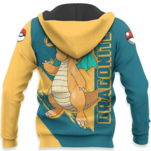 Pokemon Dragonite Hoodie Shirt Anime Zip Jacket 10