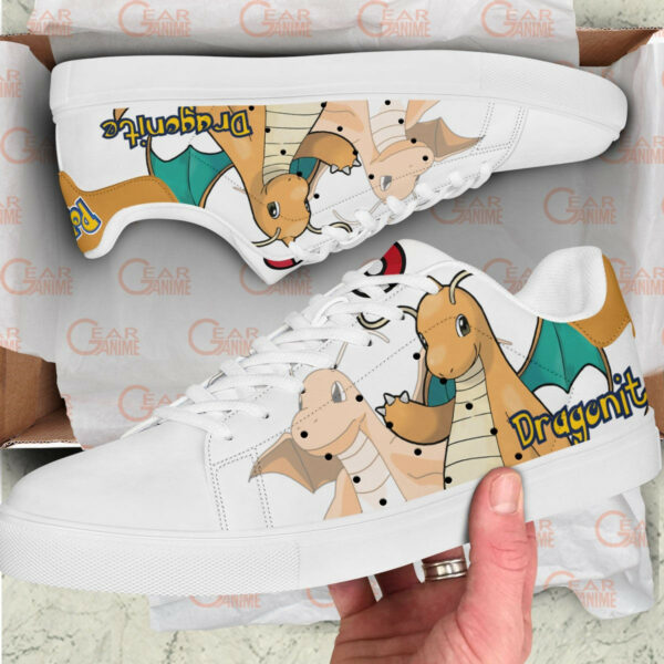 Pokemon Dragonite Skate Shoes Custom Anime Sneakers 2