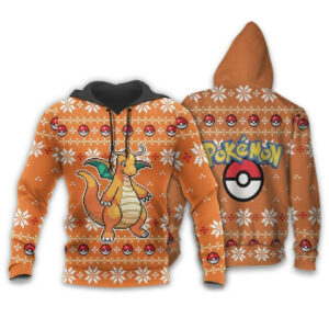 Pokemon Dragonite Ugly Christmas Sweater Custom Xmas Gift 9