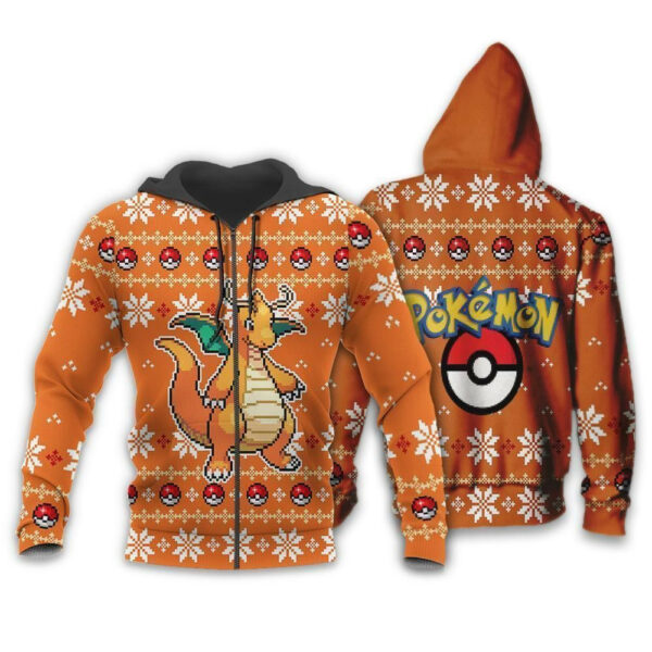 Pokemon Dragonite Ugly Christmas Sweater Custom Xmas Gift 2