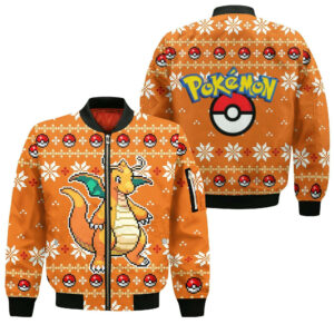 Pokemon Dragonite Ugly Christmas Sweater Custom Xmas Gift 10