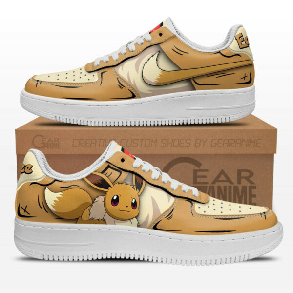 Pokemon Eevee Air Shoes Custom Anime Sneakers 1