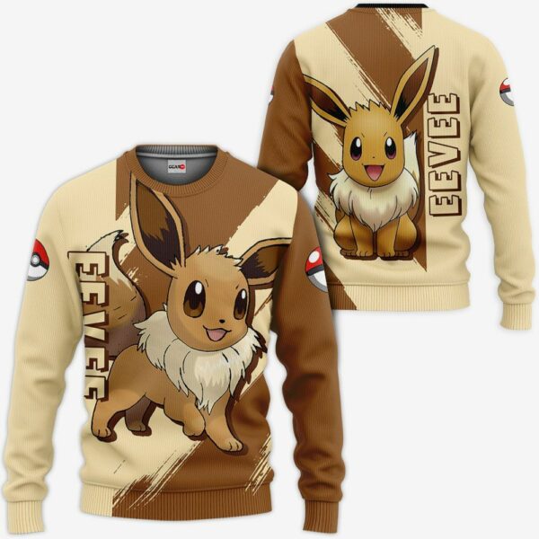 Pokemon Eevee Hoodie Custom Pokemon Anime Merch Clothes 2