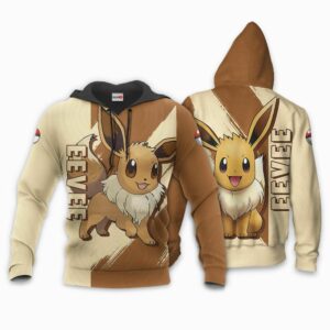 Pokemon Eevee Hoodie Custom Pokemon Anime Merch Clothes 8