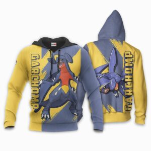 Pokemon Garchomp Hoodie Shirt Anime Zip Jacket 8