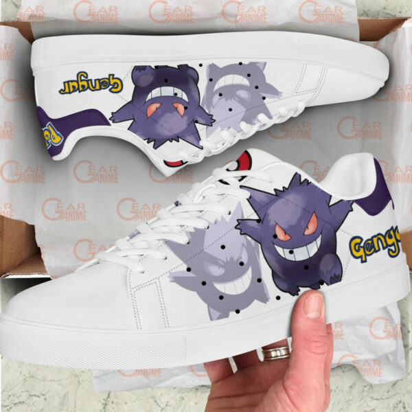 Pokemon Gengar Skate Shoes Custom Anime Sneakers 2