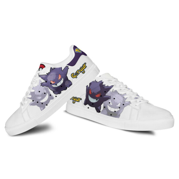 Pokemon Gengar Skate Shoes Custom Anime Sneakers 3