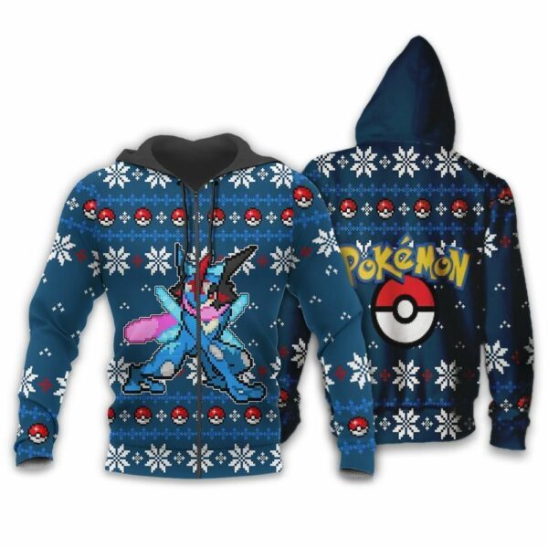 Pokemon Greninja Ugly Christmas Sweater Custom Xmas Gift 2