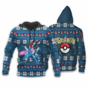 Pokemon Greninja Ugly Christmas Sweater Custom Xmas Gift 9
