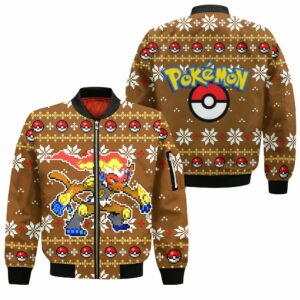 Pokemon Infernape Ugly Christmas Sweater Custom Xmas Gift 10