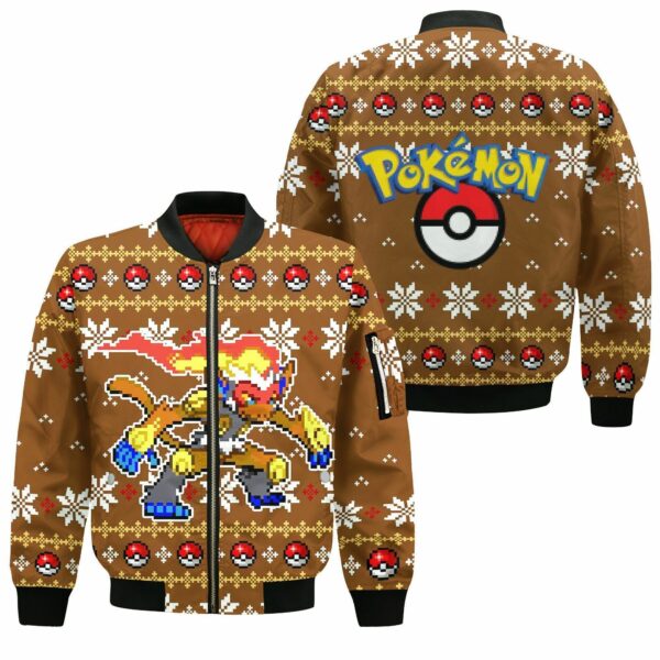 Pokemon Infernape Ugly Christmas Sweater Custom Xmas Gift 4