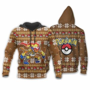 Pokemon Infernape Ugly Christmas Sweater Custom Xmas Gift 9
