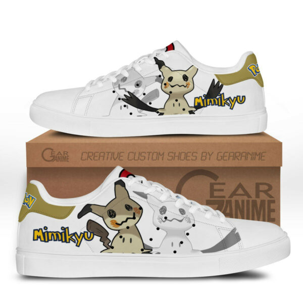 Pokemon Mimikyu Skate Shoes Custom Anime Sneakers 1