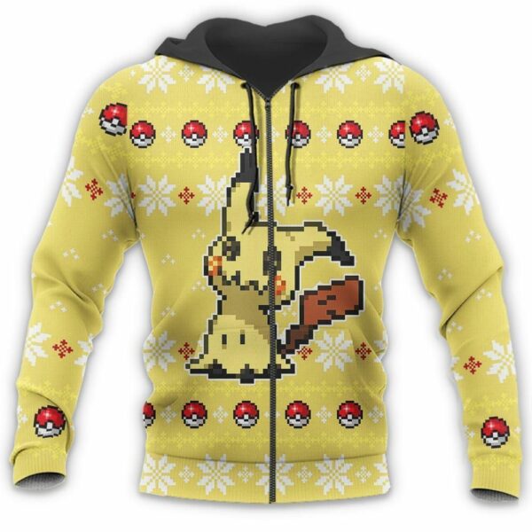 Pokemon Mimikyu Ugly Christmas Sweater Custom Xmas Gift 7