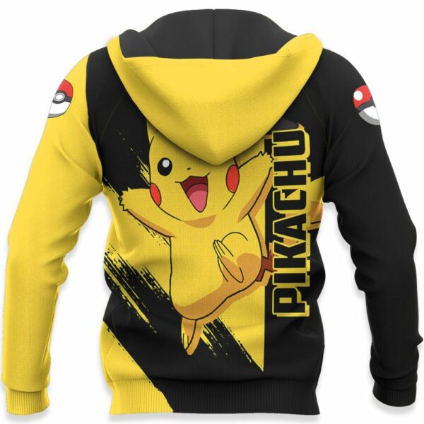 Pokemon Pikachu Hoodie Shirt Anime Zip Jacket 5