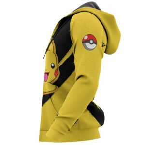 Pokemon Pikachu Hoodie Shirt Anime Zip Jacket 11