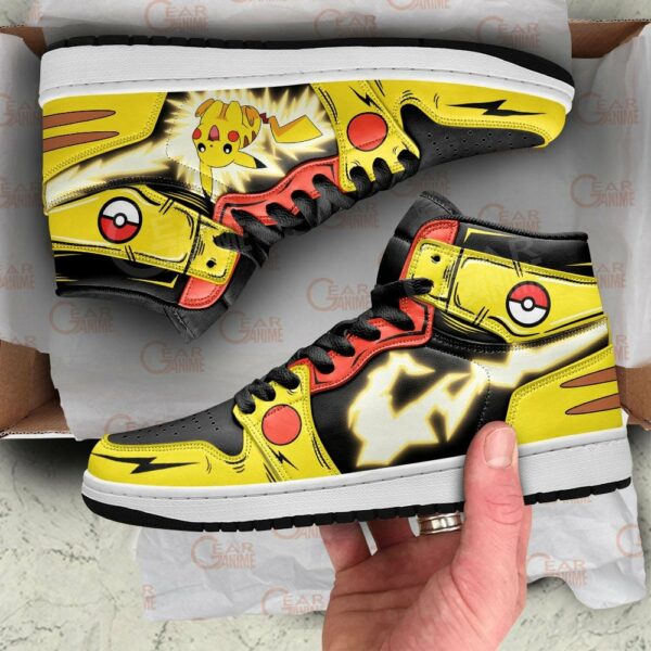 Pokemon Pikachu Thunderbolt Shoes Custom Anime Sneakers 2