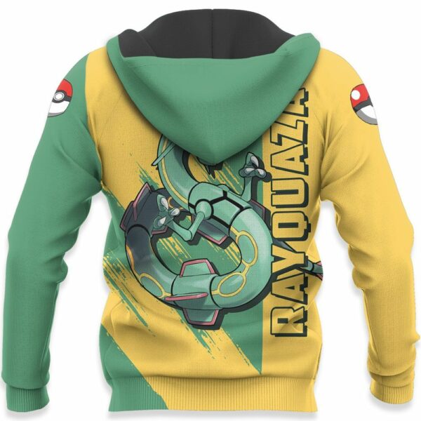 Pokemon Rayquaza Hoodie Shirt Anime Zip Jacket 5