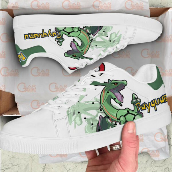Pokemon Rayquaza Skate Shoes Custom Anime Sneakers 2